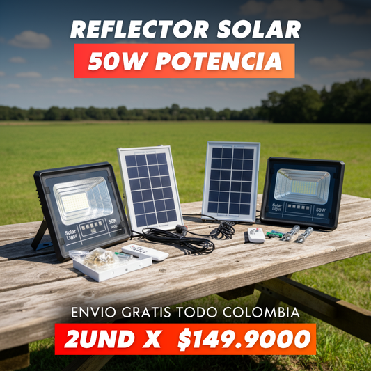 Reflector Solar 50W Jortan