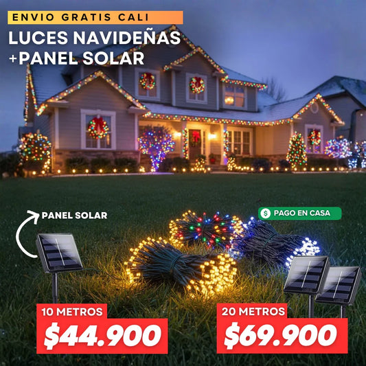 Luces Navideñas Solares
