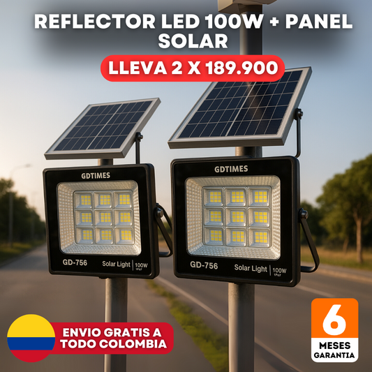 Reflector Solar 100w GD