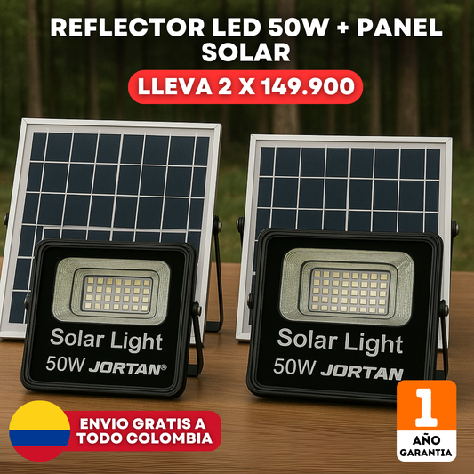 Reflector Solar 50W Jortan